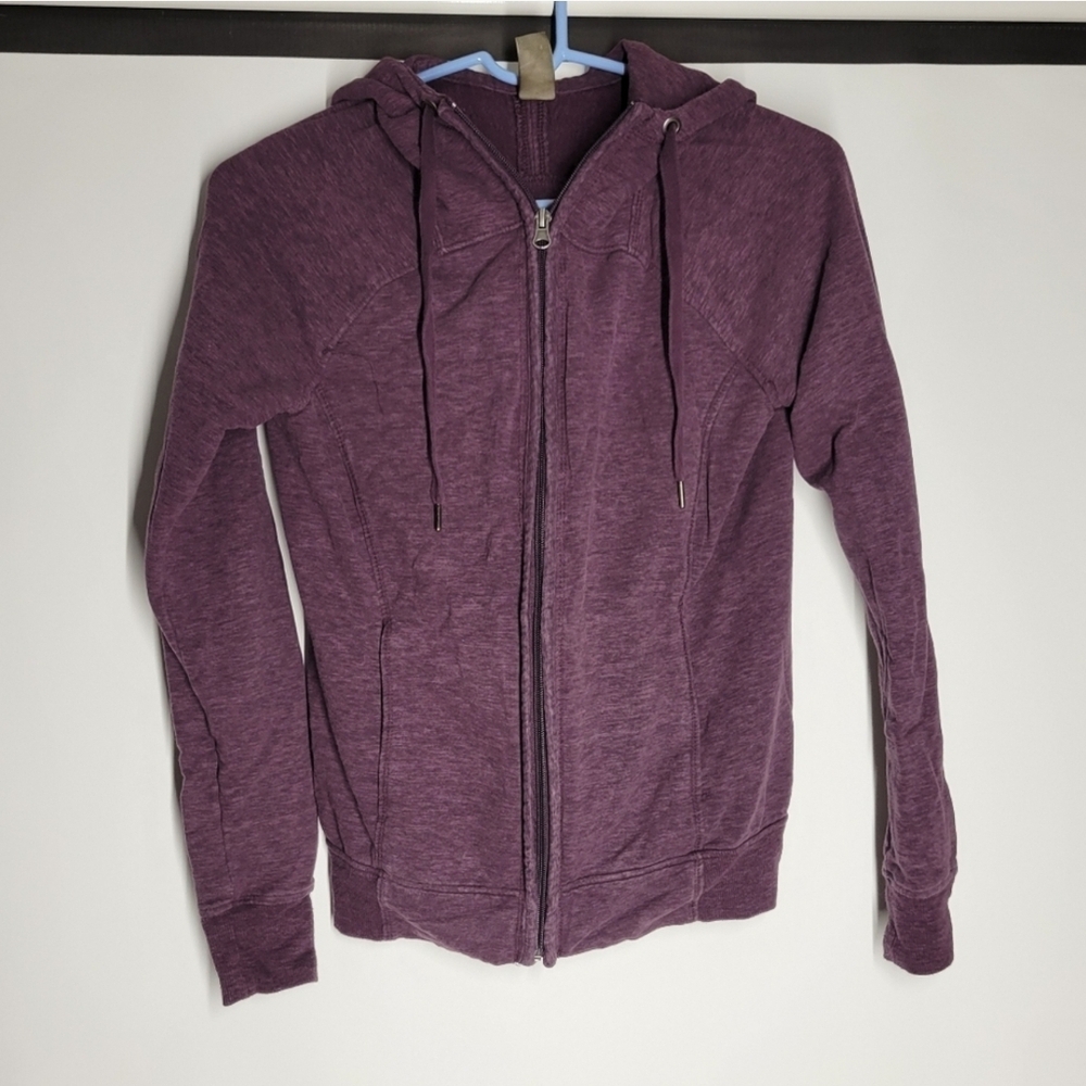 Kiwi Kate Lightweight Purple Zip Up Sweater